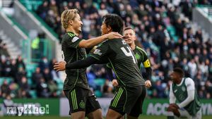 Celtic Capitalises On Hearts' Slip With Victory Over Hibernian; Rangers Held To Goalless Draw