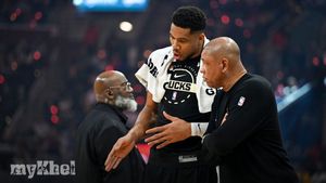 Giannis Antetokounmpo Injured As Cavaliers Rally Past Milwaukee Bucks In NBA Game