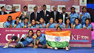 Victorious India women's team return home after clinching Kabaddi World Cup
