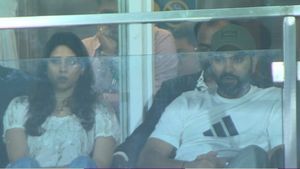 Rohit Sharma Turns Cheerleader for India Women in World Cup Final At DY Patil Stadium