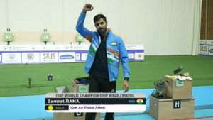 Haryana's Samrat Rana Creates History with Gold in 10m Air Pistol, Varun Tomar Clinches Bronze at ISSF World Championships in Cairo