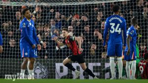 Chelsea And Bournemouth Draw 2-2 At Stamford Bridge In Open First-Half Thriller