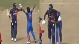 Hardik Pandya celebrates after his own dismissal with Ravi Bishnoi, Wholesome Video goes Viral - Watch
