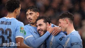 Rayan Cherki Shines As Guardiola Hails Talent After City Beat Brentford In EFL Cup