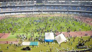 Messi Appearance Descends Into Chaos in Kolkata as BJP Hits Out at TMC Over Mismanagement
