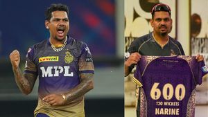 KKR star Sunil Narine becomes third player to pick 600 T20 Wickets!
