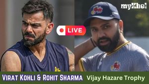 Virat Kohli and Rohit Sharma In Vijay Hazare Trophy Highlights: Hitman scores 155, Kohli scores 131