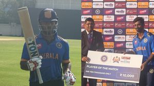 Vijay Hazare Trophy: Vishnu Vinod, Baba Aparajith script massive win for Kerala over Tripura