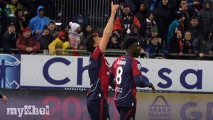Cagliari 1-0 Juventus: Mazzitelli Volley Halts Visitors' Title Bid