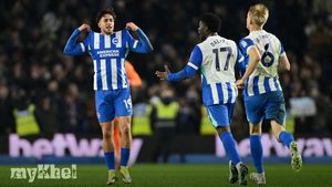 Charalampos Kostoulas Overhead Kick Seals Brighton Point Against Bournemouth