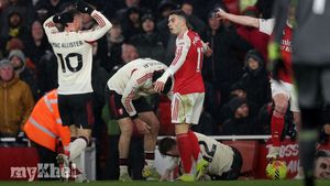 Martinelli Apologises To Conor Bradley After Clash With Liverpool