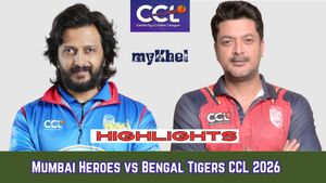 Mumbai Heroes vs Bengal Tigers Highlights, CCL 2026: BEN 203/6 (19.1), MUM 199/6 (20) | Jammy-Rahul Script Brilliant Run-Chase