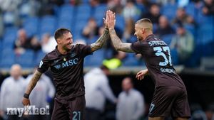 Napoli Edge Lazio 2-0 As Politano Stars In Serie A Clashing Encounter