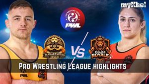 Punjab Royals vs Maharashtra Kesari PWL Highlights: Punjab Takes 5-4 Victory Over Maharashtra