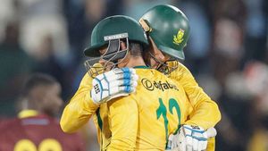 South Africa secure series victory behind De Kock century and Rickelton's career-best score