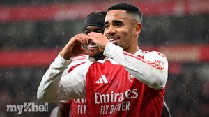 Arsenal Flood The Opening Half With 4-0 Win Over Wigan Athletic To Reach FA Cup Fifth Round