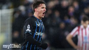Club Brugge And Atletico Madrid Draw 3-3 As Tzolis Rescues Late Point In Champions League Clash