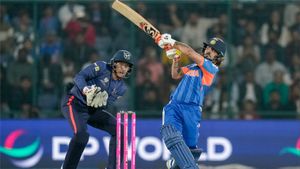 Ishan Kishan Blazes 20-Ball Fifty, Joins Elite Indian Powerplay Club in T20 World Cup