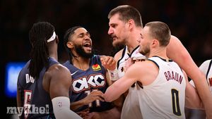 Nikola Jokic Confronts Luguentz Dort Over Unnecessary Foul After Nuggets Loss