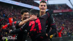 Patrik Schick Brace Secures Bayer Leverkusen 2-0 Victory Over Olympiacos In Champions League Playoff