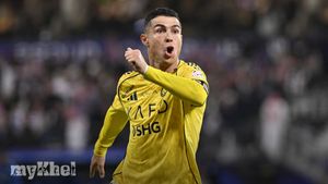Ronaldo Doubles As Al-Nassr Crush Al-Hazem To Top Saudi Pro League