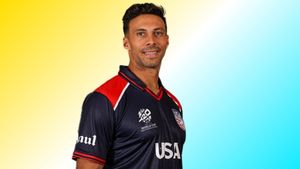 Who is Shadley Van Schalkywk? USA bowler who has picked 3 wickets in an Over against India