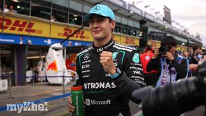 George Russell Seals Pole Position As Mercedes Dominate Australian Grand Prix Opening Session
