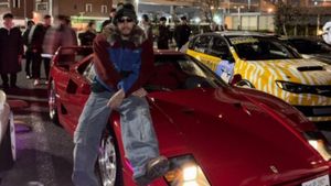Lewis Hamilton Turns Heads In $3 Million Ferrari F40 While Hanging Out With Kim Kardashian In Japan