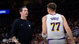 Luka Doncic And JJ Redick Navigate Normal Heated Exchange As Lakers Moment