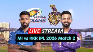 MI vs KKR IPL 2026 Live Streaming: Where to Watch Mumbai Indians vs Kolkata Knight Riders on TV and Online?