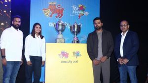 Rohit Sharma unveils T20 Mumbai League Trophy as MCA Launch Inaugural Women's Tournament