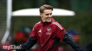 Arsenal Relish Champions League And Premier League Run-ins, Odegaard Says