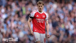Arsenal Captain Odegaard Urges Continued Push In The Title Race During The Season's Peak