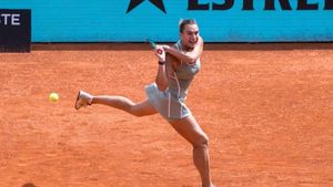 Sabalenka makes winning start on clay after defeating Stearns in Madrid
