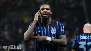 Inter Milan Edge Closer To Serie A Title As Thuram Shines In 3-0 Win Over Cagliari