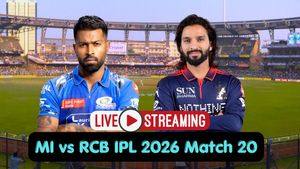 MI vs RCB Live Streaming: Where to Watch IPL 2026 Match 20 on TV and Online Today?