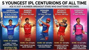 Top 5 Youngest IPL Centurions: Vaibhav Sooryavanshi Rewrites History Again - Ton at 14, Another at 15