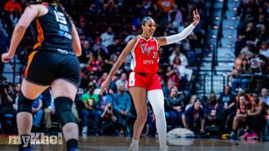 Aja Wilson Scores 45 As Las Vegas Aces Beat Connecticut Sun