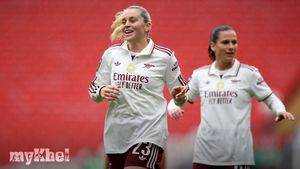 Arsenal Women Secure Champions League Qualification As Russo Doubles Against Liverpool