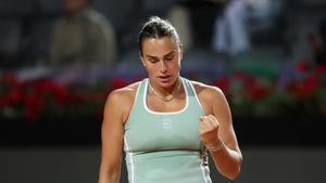 Sabalenka storms past Krejcikova to reach Italian Open third round