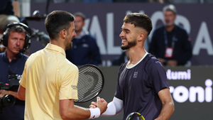 Qualifier Prizmic stuns Djokovic to reach Italian Open third round