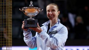 Elina Svitolina wins third Italian Open title after battling win over Coco Gauff