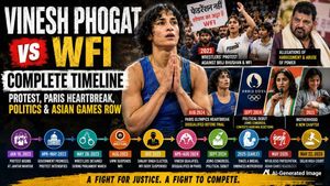 Vinesh Phogat vs WFI Timeline: Wrestlers' Protest Movement, Paris Heartbreak, Political Rise, Motherhood & Asian Games Row