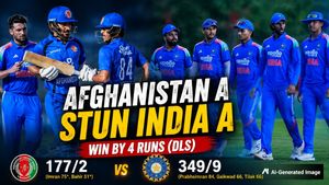 A Team Tri-nation Series: Afghanistan A Shock India A Despite 349-Run Total; Prabhsimran, Gaikwad, Varma Fifties in Vain