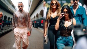 Days After Going Public, Kim Kardashian Shows Up for Lewis Hamilton's Biggest Ferrari Weekend Yet