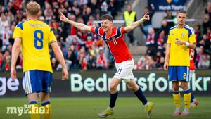 Norway Sweden Friendly 3-1: Larsen Scores Twice As Hosts Shine Without Haaland
