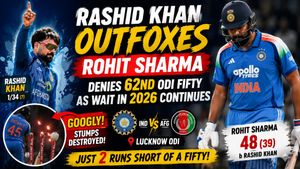 IND vs AFG: Rashid Khan's Magic Ends Rohit Sharma's Charge as Hitman's Wait for ODI Fifty Continues