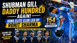 Shubman Gill Slams Second 150-Plus ODI Score, Joins Rohit Sharma-Led 'Daddy Hundreds' Club