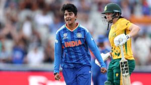 Sree Charani Becomes ICC World No.1 T20I Bowler With Ongoing T20 World Cup Heroics; Indian Batters Also Climb Rankings
