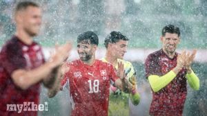 Switzerland Beat Jordan 4-1 In Rain-Interrupted World Cup Warm-Up